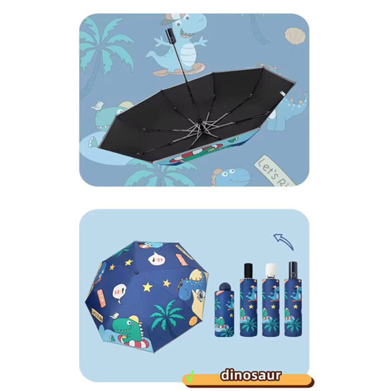 چتر بچه گانه تاشو تمام اتوماتیک طرح خرگوشی