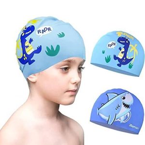 کلاه شنای بچه گانه سیلیکونی فانتزی