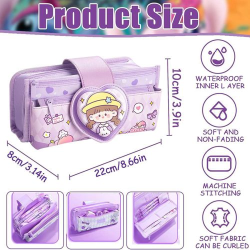 جامدادی های زیپی طرح دختر