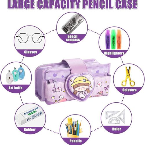جامدادی های زیپی طرح دختر