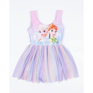 مایو شنا دامنی طرح فروزن توردار