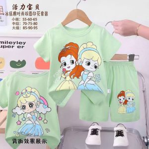 تیشرت و شلوارک طرح پرنسس‌