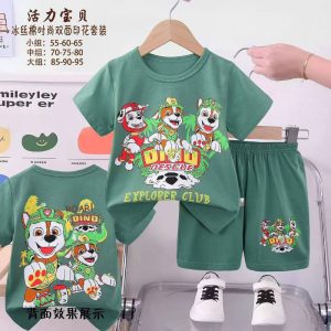 تیشرت و شلوارک طرح پاپاترول‌