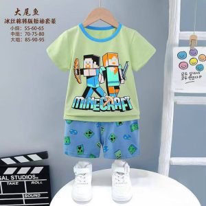 تیشرت و شلوارک طرح ماینکرافت