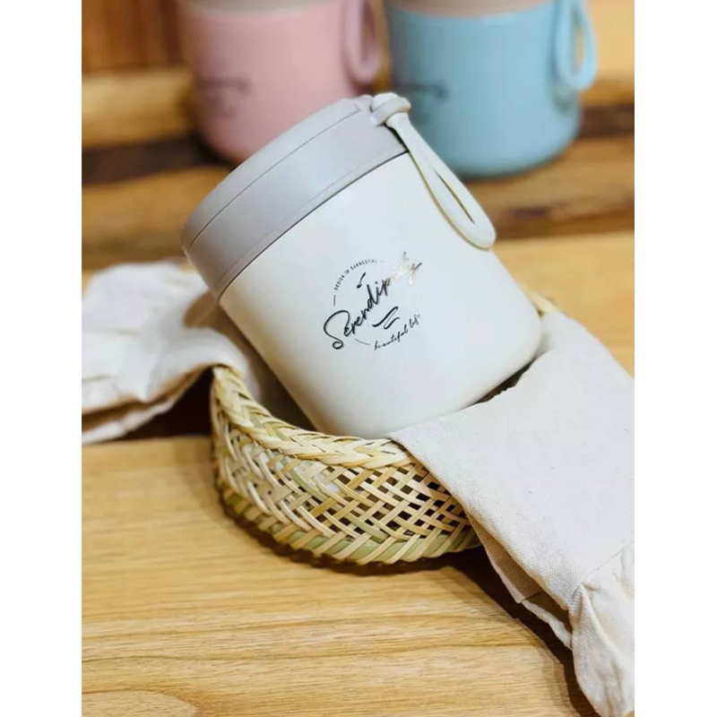 ظرف غذاهای استیل استوانه ای