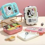 ظرف غذا های استیل ۳ قسمتی