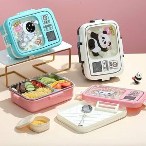 ظرف غذا های استیل ۳ قسمتی