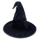 کلاه جادوگری هالوین مخمل مودار