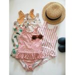 مایو شنا دخترونه به همراه کلاه ست