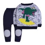 ست بلوز شلوار دایناسور عینکی