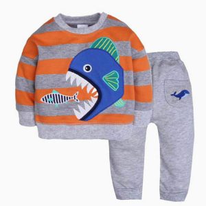 ست بلوز شلوار طرح ماهی