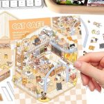 استیکر طراحی اتاق سه بعدی فانتزی