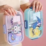 ظرف غذا های استیل ۲ قسمتی