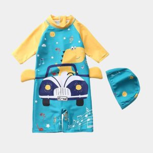 مایو شنا پادار به همراه کلاه ست