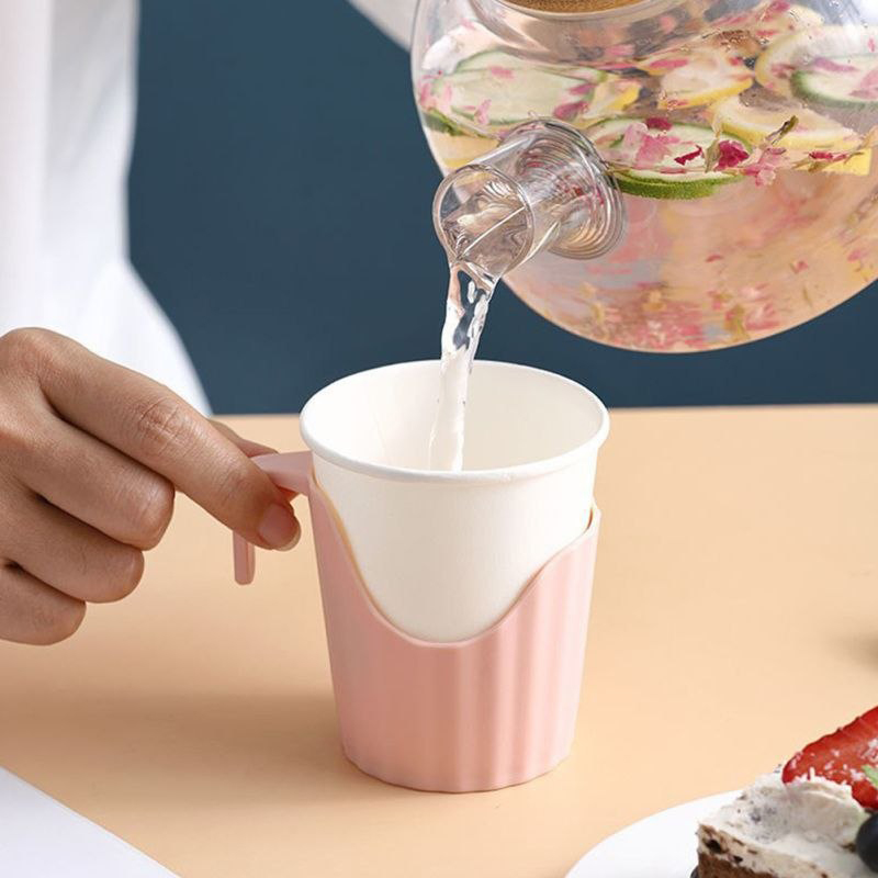 استند لیوان یک بار مصرف ۶ عددی