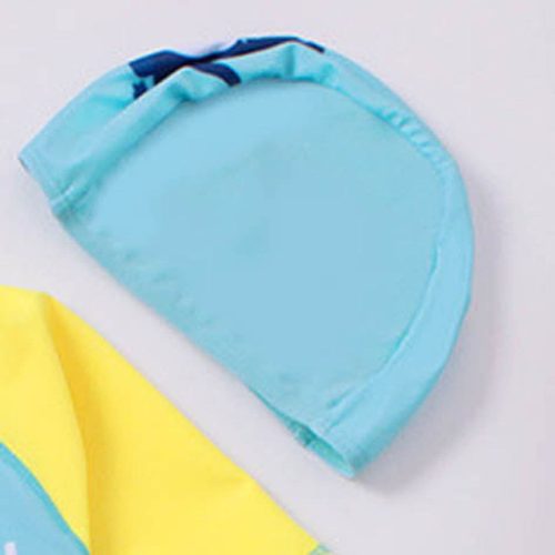 مایو شنای پادار به همراه کلاه ست