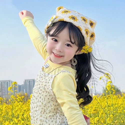 اسکارف بافت گل طرح دزیره