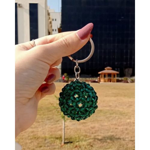 آویز کلید و آویز کیف کریستالی