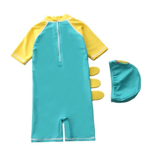 مایو شنای پادار به همراه کلاه ست