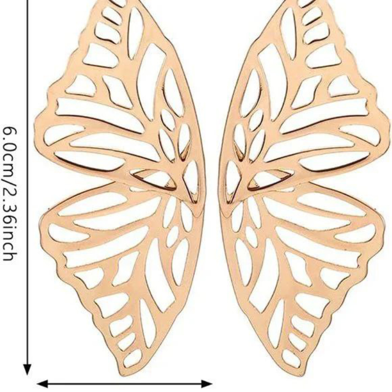 گوشواره ژوپینگ طرح پروانه