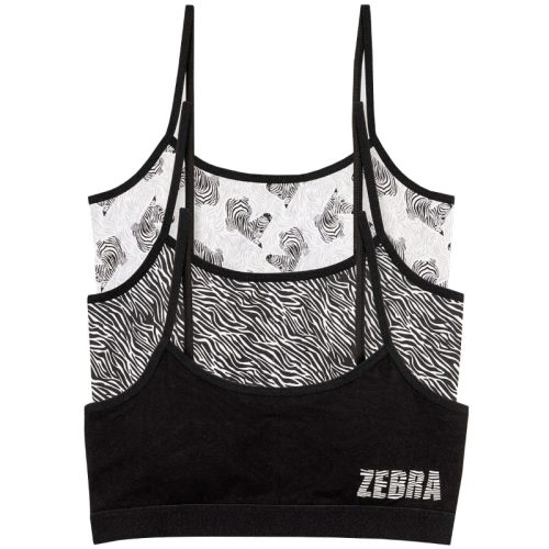 ست نیم تنه کاپ دار و شورت دخترونه طرح zebra