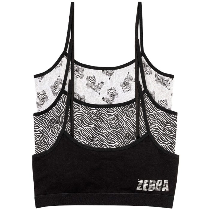 ست نیم تنه کاپ دار و شورت دخترونه طرح zebra