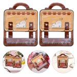 زیپ کیپ فانتزی طرح خرس خواب آلود