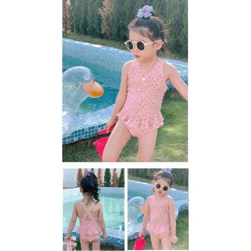 مایو شنا دخترونه به همراه کلاه ست