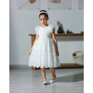 پیراهن سفید عروسکی