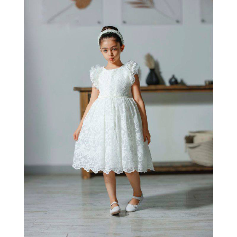 پیراهن سفید عروسکی