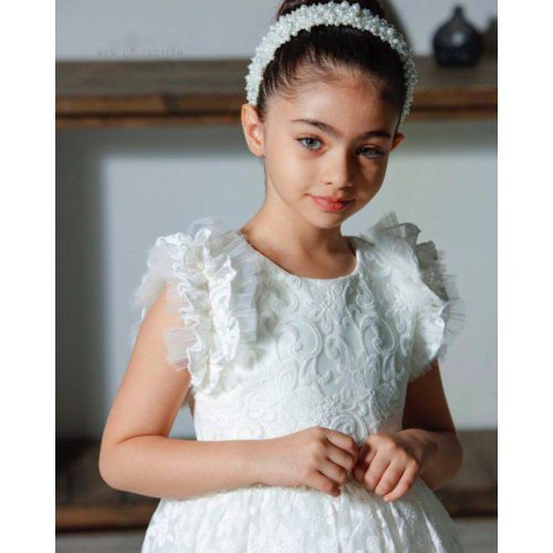 پیراهن سفید عروسکی