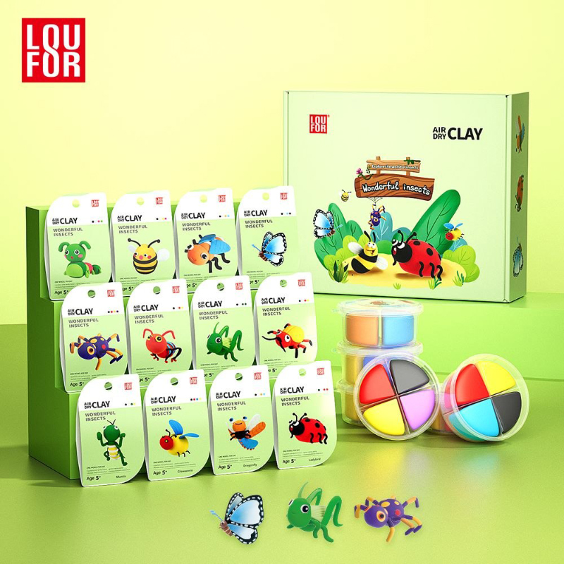 خمیر بازی کلی طرح حشرات