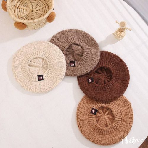 کلاه بافت بچه گانه فرانسوی طرح راشل