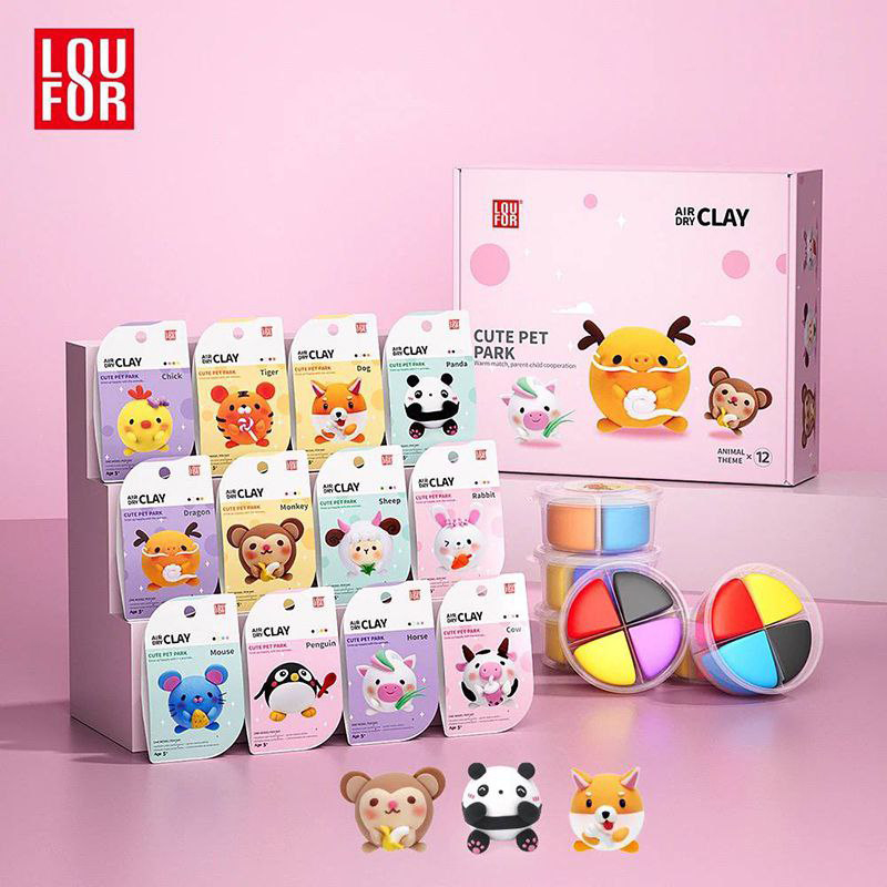 خمیر بازی کلی طرح حیوانات