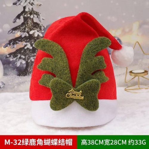 کلاه کریسمس بابانوئل طرح پاپیون