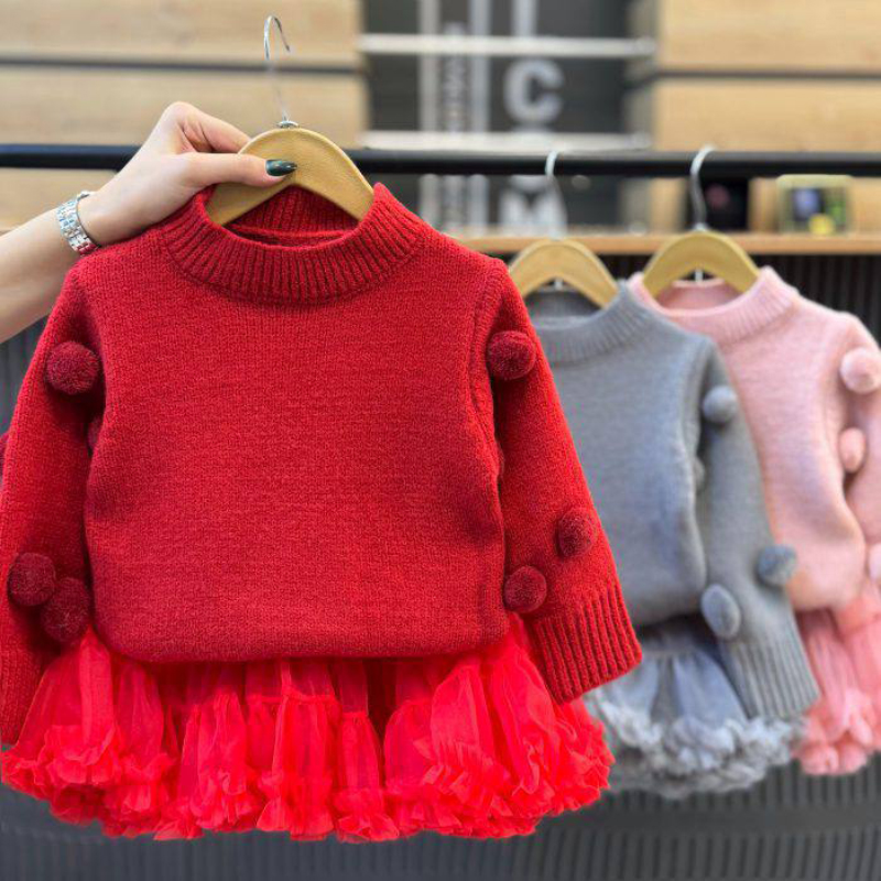 ست بلوز دامن پوم دار