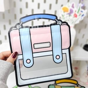 زیپ کیپ های فانتزی طرح کوله پاستلی‌