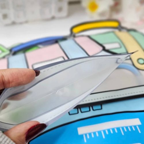 زیپ کیپ های فانتزی طرح کوله پاستلی