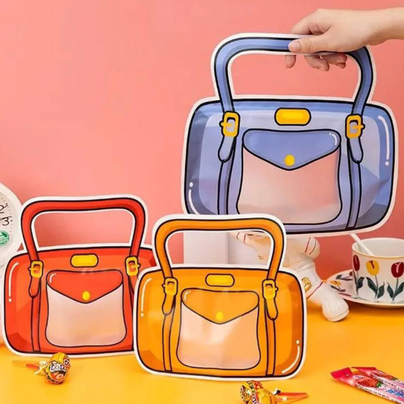 زیپ کیپ فانتزی طرح کیف دستی‌