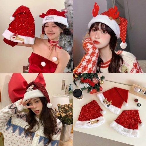 کلاه کریسمس بابانوئل طرح سانتا