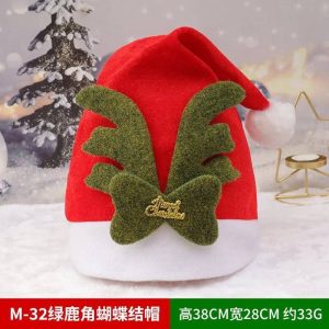 کلاه کریسمس بابانوئل طرح پاپیون