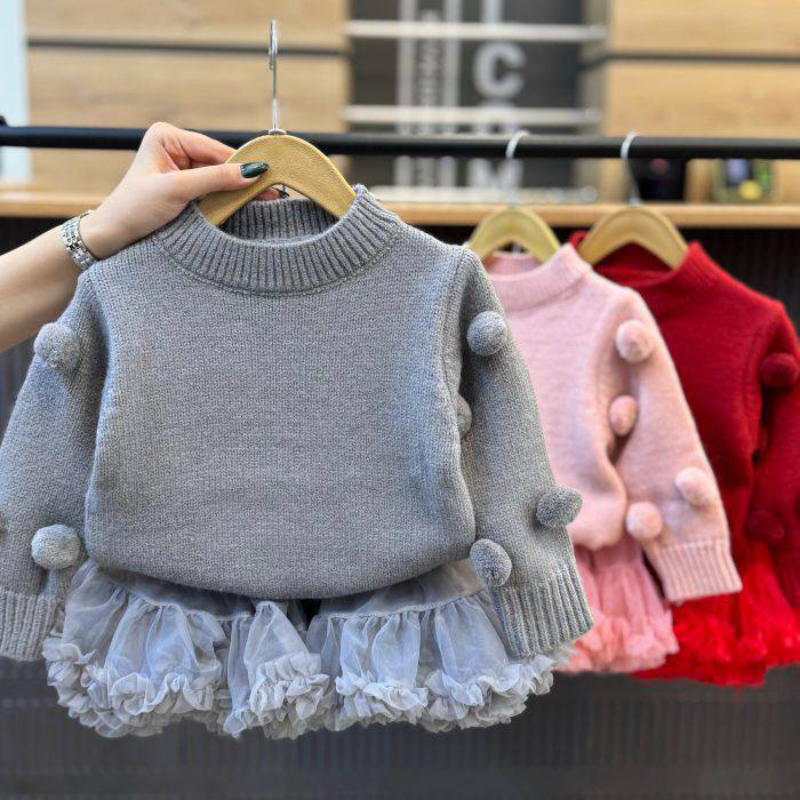 ست بلوز دامن پوم دار