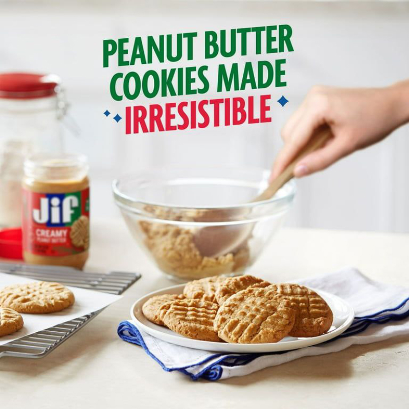 کره بادام‌زمینی جیف قرمز و آبی