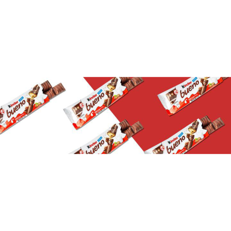 ویفر شکلاتی با کرم فندق Kinder Bueno