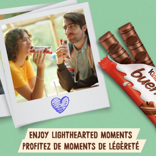 ویفر شکلاتی با کرم فندق Kinder Bueno