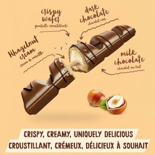 ویفر شکلاتی با کرم فندق Kinder Bueno