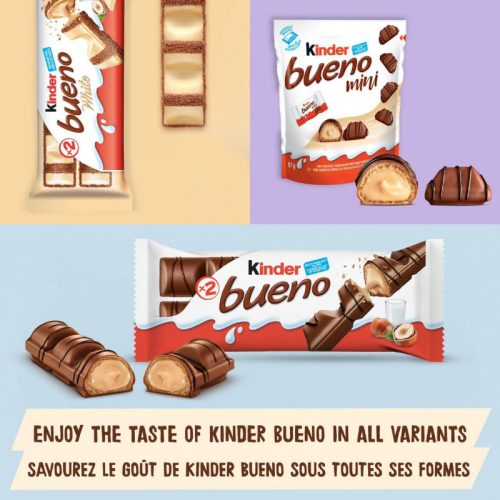 ویفر شکلاتی با کرم فندق Kinder Bueno