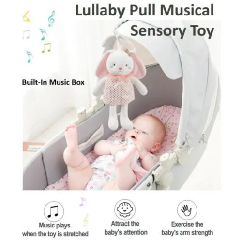 عروسک نخ کش موزیکال طرح خرگوشی