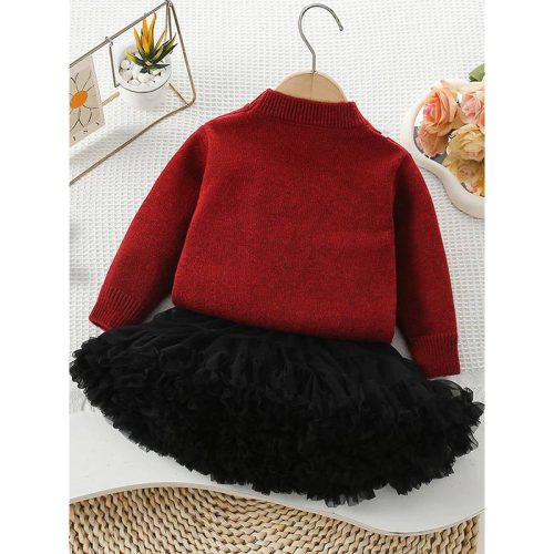  ست دو تیکه بلوز دامن قلب پاپیونی