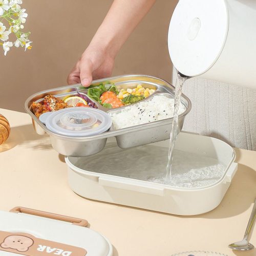 ست ظرف غذا استیل ۴ قسمتی